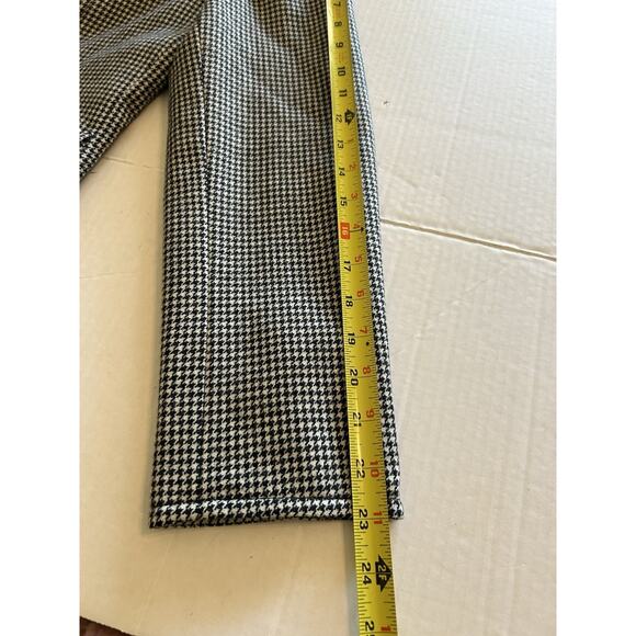 Vtg Pendleton Womens Sz 6 Blazer 100% Virgin Wool Black Houndstooth Short Jacket - Picture 16 of 16
